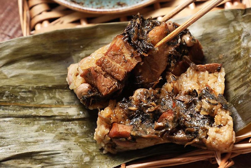 [Dragon Boat Festival] Sake Plum Dried Rice Dumplings (2pcs) 200g×2 - อาหารคาวทานเล่น - อาหารสด สีนำ้ตาล