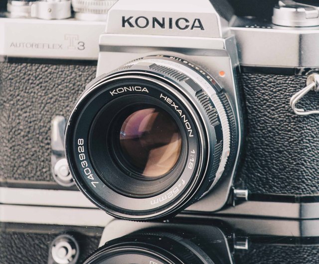 Konica Autoreflex T3+52mm f1.8 #389 #135 film camera - Shop