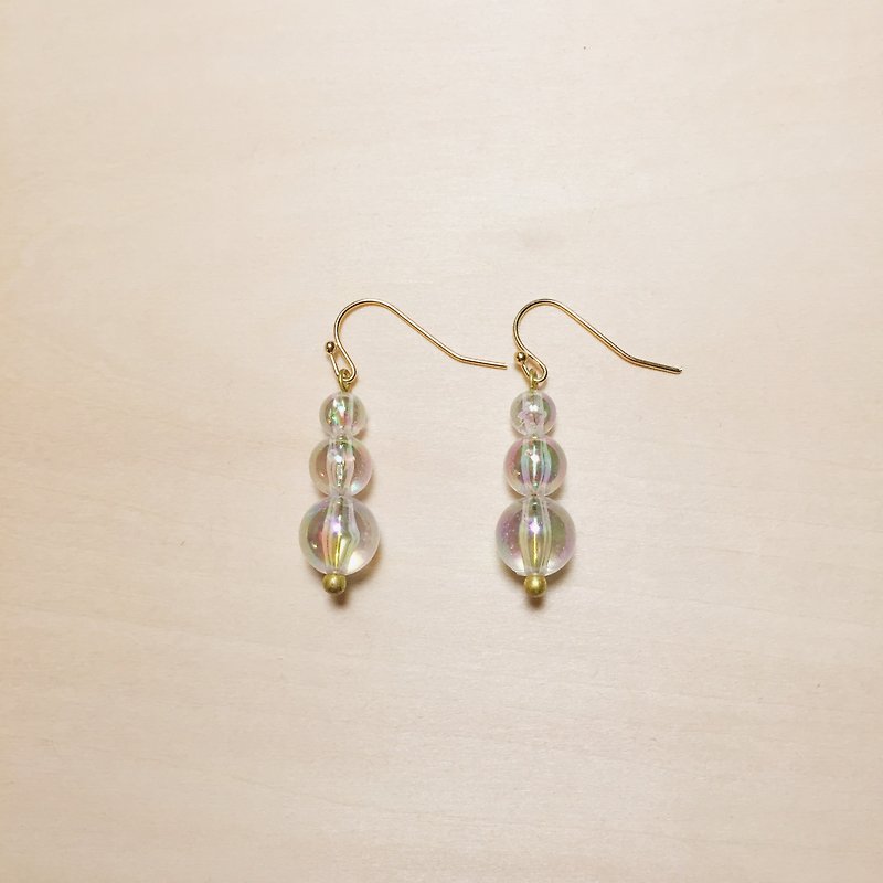 Retro Mermaid Bubble Earrings - Earrings & Clip-ons - Resin Transparent