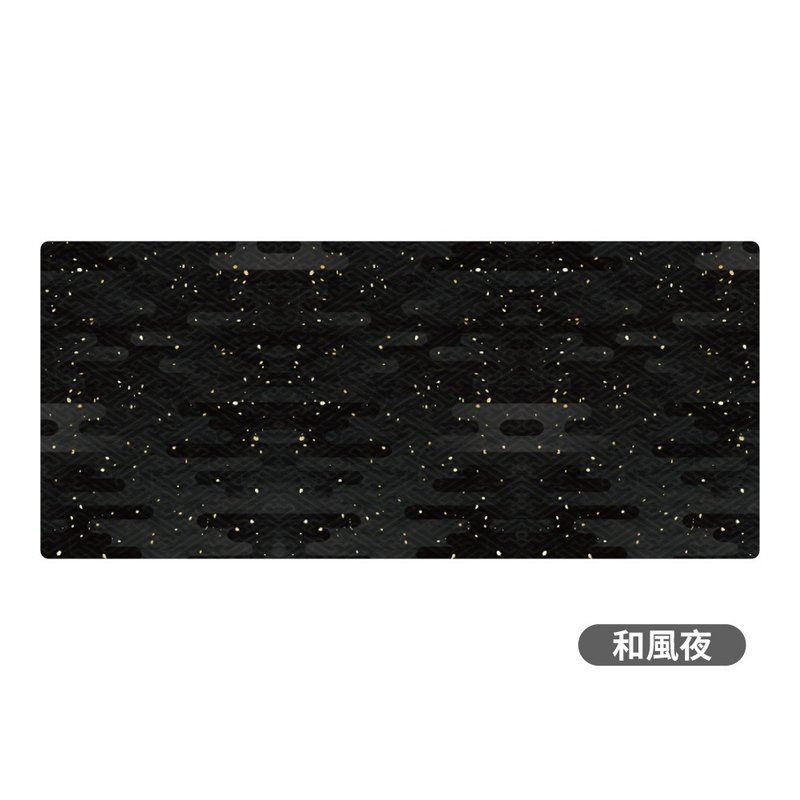 Gaming 超大鼠墊/辦公室桌墊 (90x40cm) - 和風夜 - 滑鼠墊 - 其他材質 