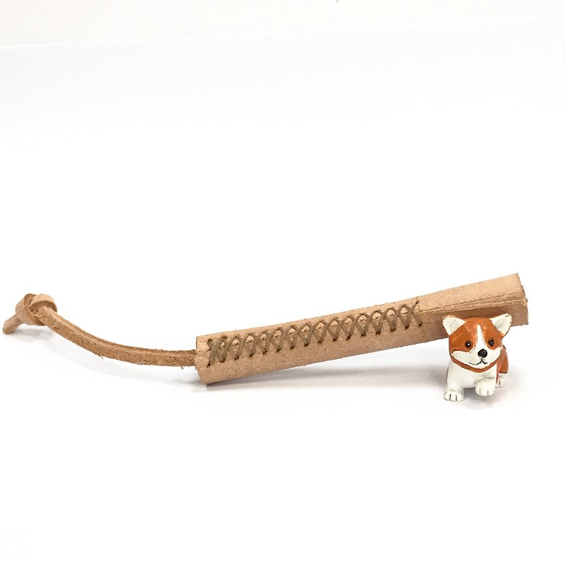 Pet Toys │ Firecracker-shaped toys│ Natural & Durable - ของเล่นสัตว์ - หนังแท้ สีนำ้ตาล