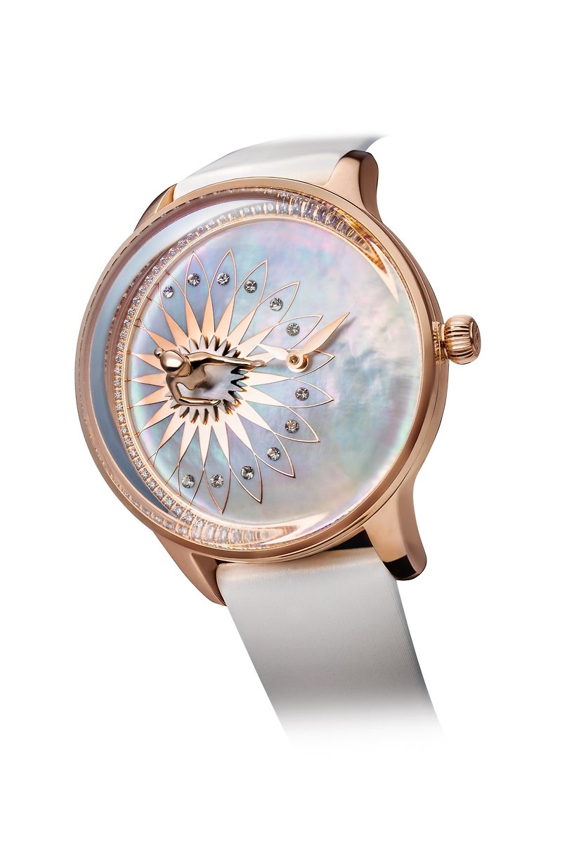 FouettéBallerinaWatch1（香港ウォッチデザインコンペティションチャンピオン） - 腕時計 - 金属 ホワイト