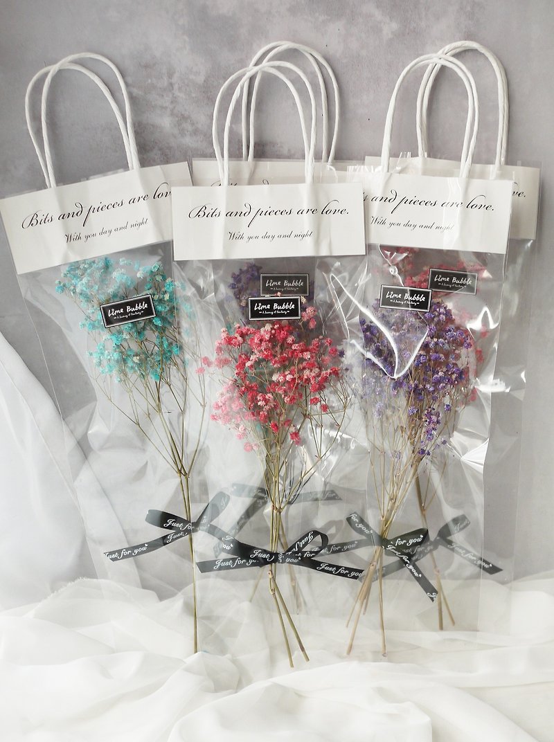 Bouquet of Gypsophila Bouquet 5 (Wedding Small Graduation Bouquet) - Dried Flowers & Bouquets - Plants & Flowers Multicolor