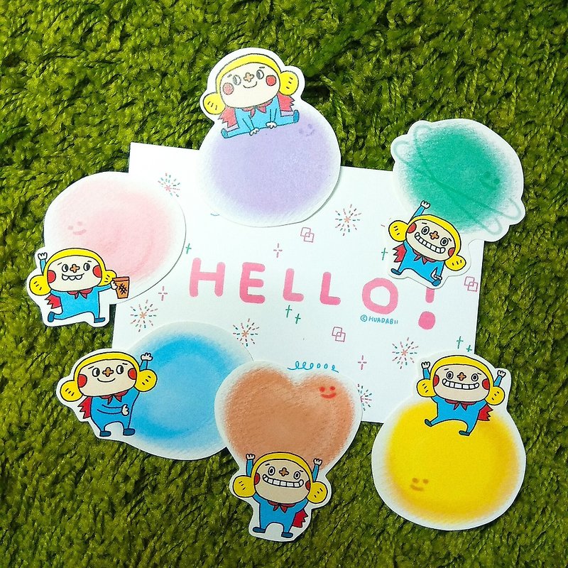 Bubble label / sticker pack - Stickers - Paper Multicolor