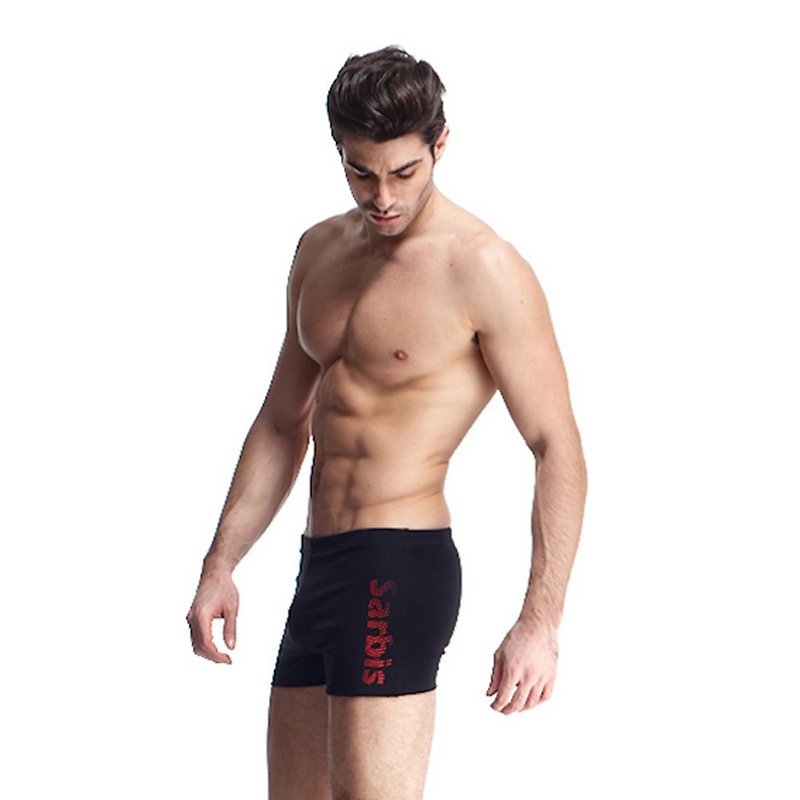 MIT boxer shorts - ชุดว่ายน้ำผู้ชาย - เส้นใยสังเคราะห์ สีดำ