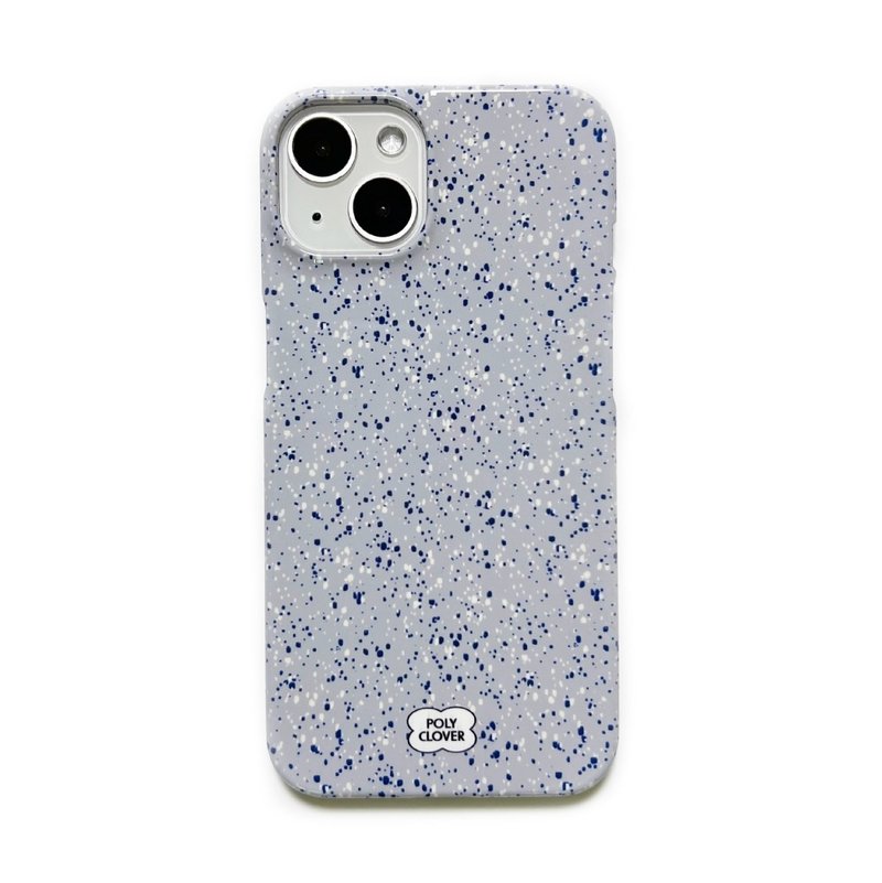 spotted hard iPhone Case (gray) - 手機殼/手機套 - 塑膠 灰色