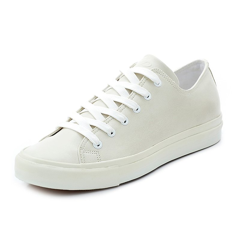 【PATINAS】NAPPA Sneakers – Pure White - รองเท้าลำลองผู้หญิง - หนังแท้ ขาว