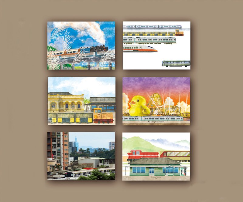 Taiwan sightseeing railway postcard - Cards & Postcards - Paper Multicolor