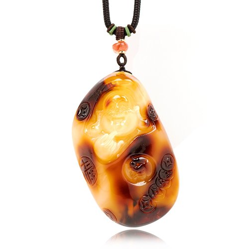 Zhengjia Jewelry]蝋琥珀トップレッドホワイトゴールドフル