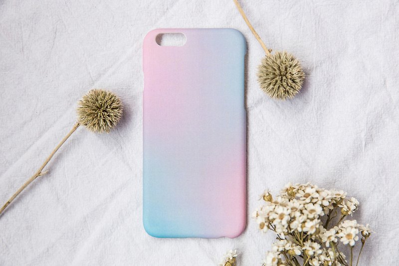 Baby blue rendering / phone shell iphone, HTC, Samsung, Sony, Zenfone, Oppo, millet - Phone Cases - Plastic Multicolor