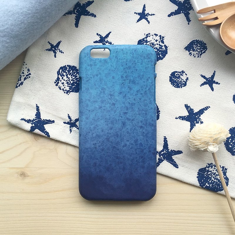 Deep Blue Sea - iPhone (i5.i6s, i6splus) / Android (Samsung Samsung, HTC, Sony) Original Mobile Shell / Case - Phone Cases - Plastic Blue