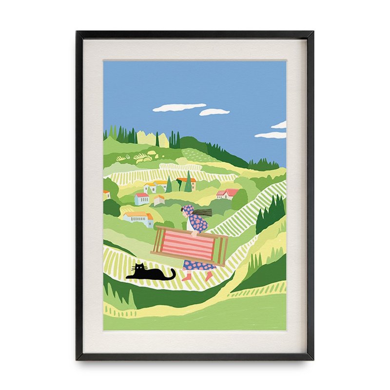 Like a Dream poster (A3/A4) - 海報/掛畫/掛布 - 紙 綠色