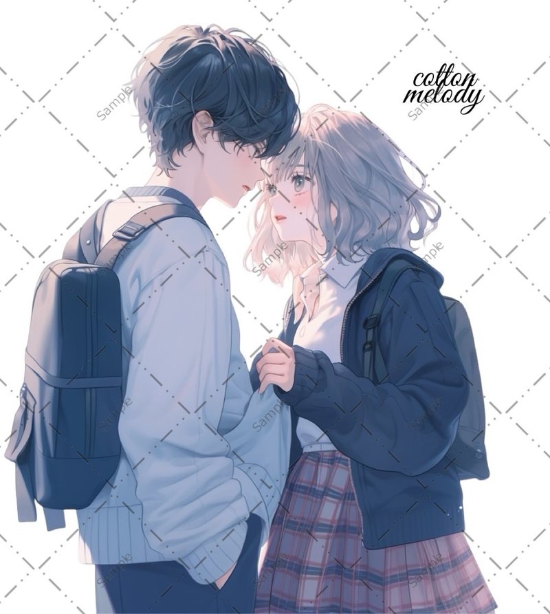 original sticker no.1009 人物ステッカー オリジナルステッカー 人物ステッカー 女の子ステッカー オリジナル人物ステッカー - 貼紙 - 紙 