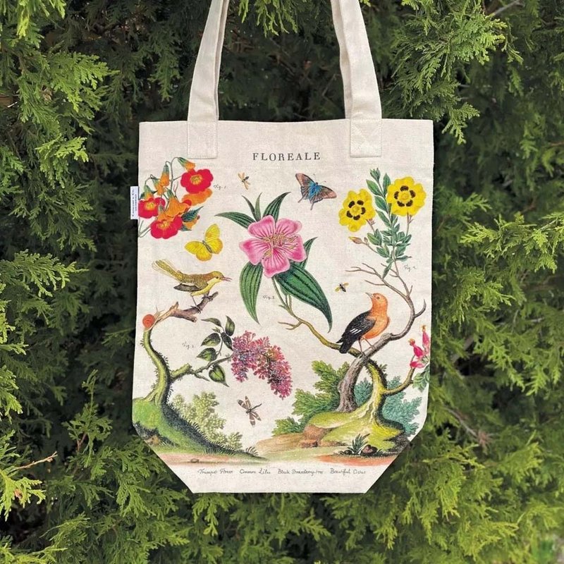 Cavallini & Co. shoulder tote bag (various styles) - กระเป๋าถือ - ผ้าฝ้าย/ผ้าลินิน หลากหลายสี