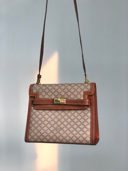 Rare Vintage Celine Macadam Monogram Mini Boston Bag - Shop  unmemoire-crafter Handbags & Totes - Pinkoi