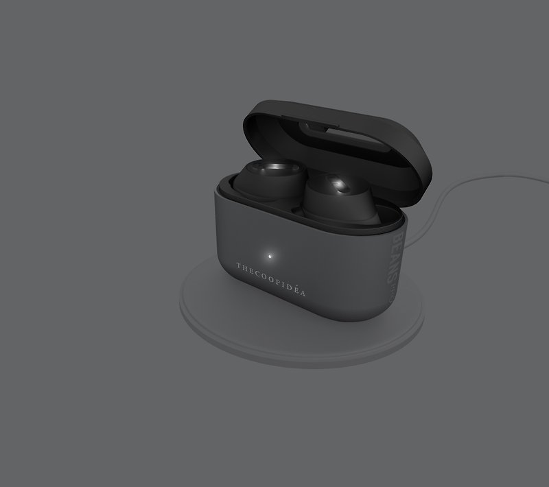 Thecoopidea - BEANS Pro true wireless earphone - Headphones & Earbuds - Other Materials Black