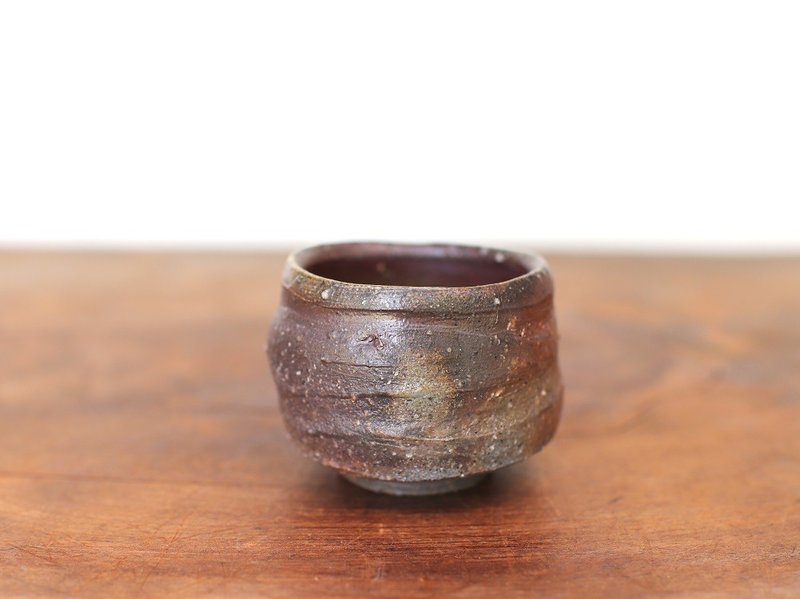 備前焼 ぐい呑み　gi-028 - 酒杯/酒器 - 陶 咖啡色