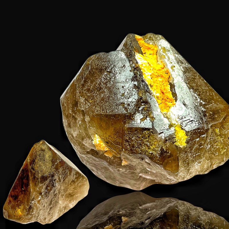 OLINA純天然 茶水晶 老礦骨幹 Smokey quartz 茶晶 煙晶 財富健康 - 擺飾/家飾品 - 水晶 咖啡色