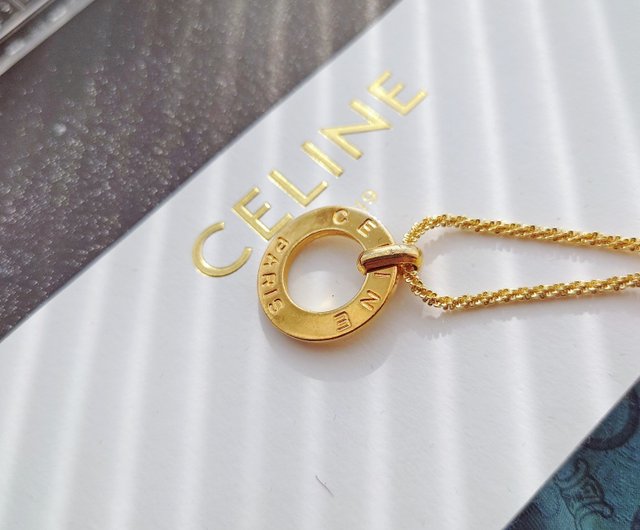 Medieval jewelry authentic CELINE gold ring gold ring ring necklace bracelet  key ring bag pendant pendant - Shop and then i met you Necklaces - Pinkoi