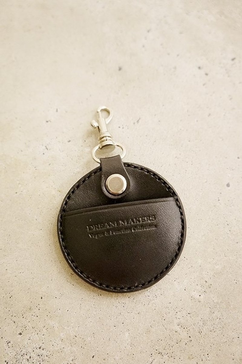Single gogoro key ring - Keychains - Genuine Leather 