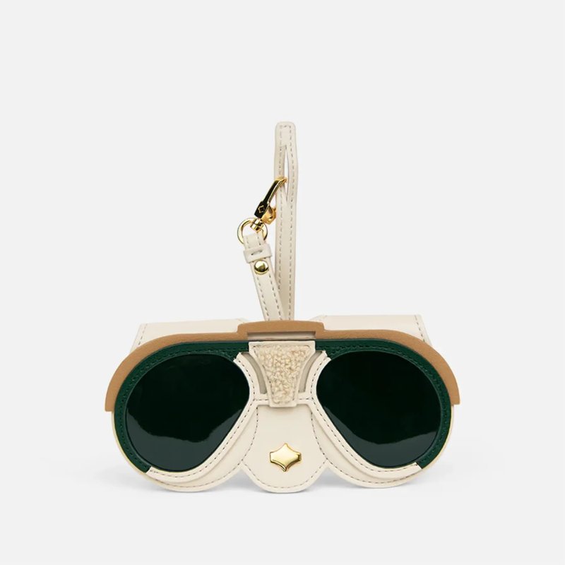 ANY DI 德國時尚真皮眼鏡包-葡萄酒 - 吊飾/掛飾 - 真皮 