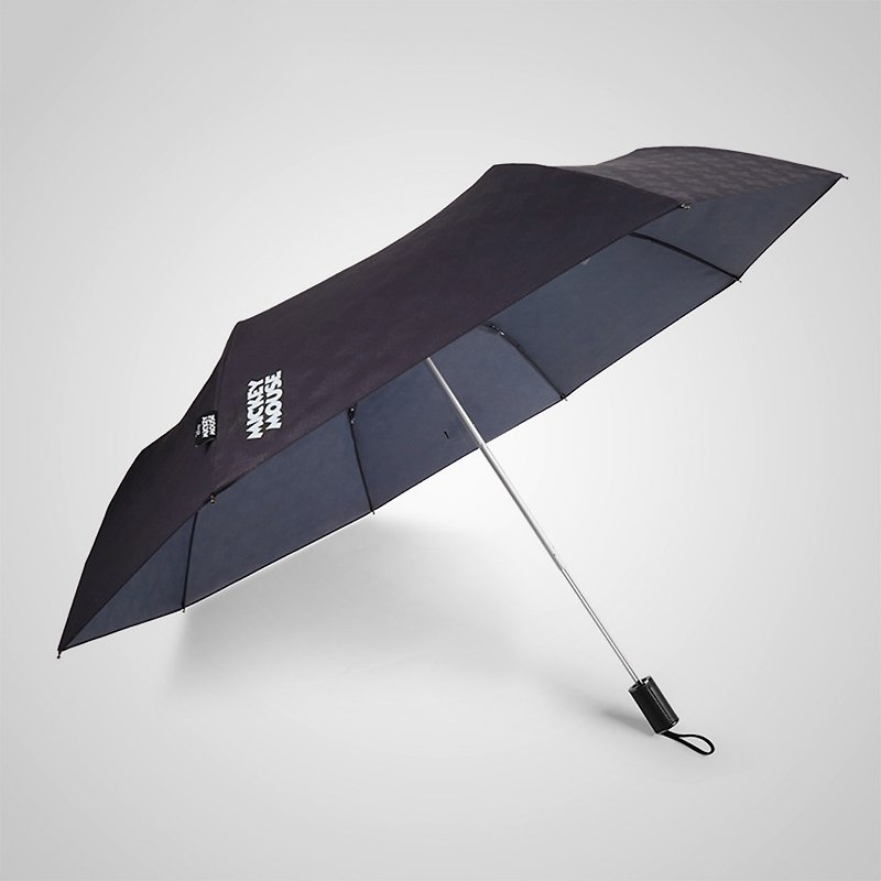 [German Kobold] Official Disney Authorized-Rain and Rain Umbrella-Mickey Kaleidoscope - Umbrellas & Rain Gear - Other Materials Black