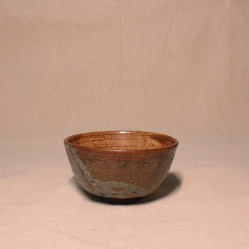 small tree ripple bowl - ถ้วยชาม - ดินเผา สีนำ้ตาล