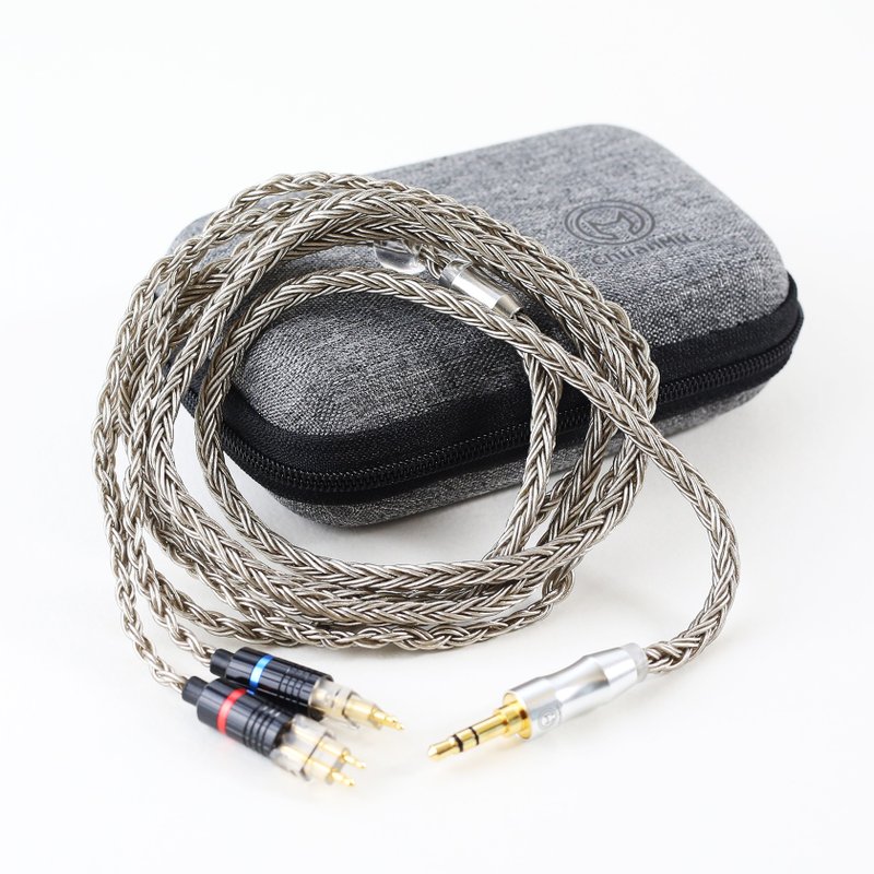 HD650 HD660S headphone upgrade cable [M92] HD6xx HD58X HD600 16 strands Silver - Gadgets - Other Materials 