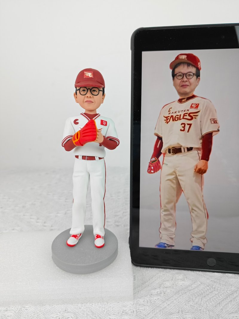 客制化人物公仔 人偶 3D人像畫 似顏繪 肖像 定制 生日 紀念 禮物 - 公仔/玩偶 - 黏土 多色