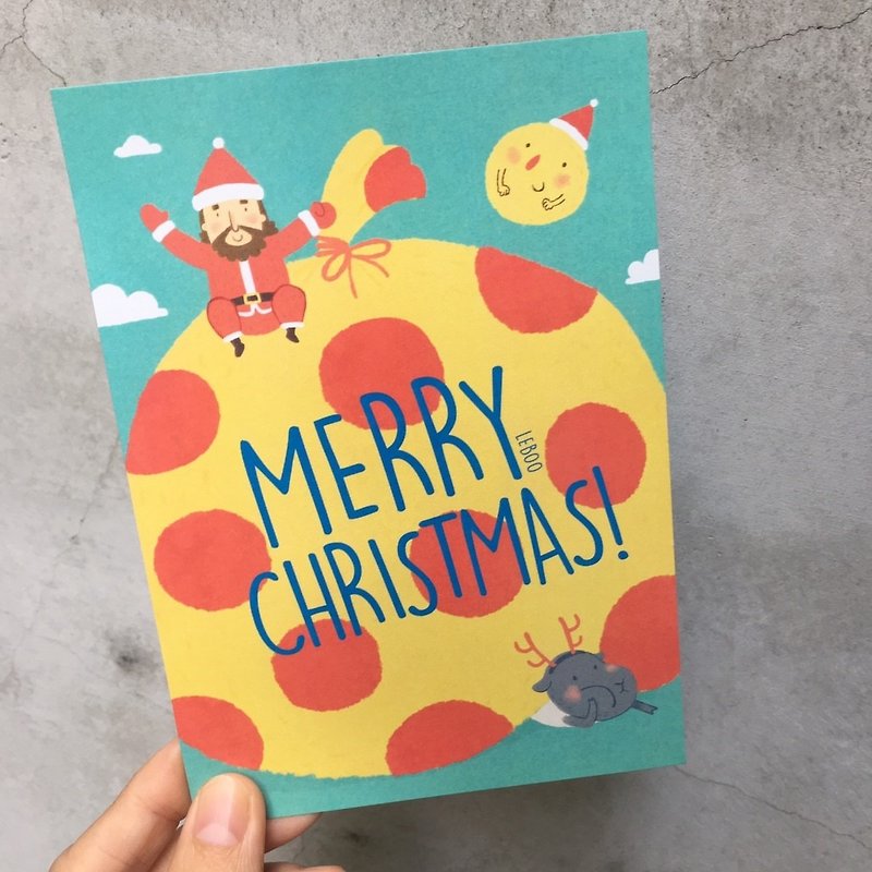 Christmas postcard-spree - การ์ด/โปสการ์ด - กระดาษ 