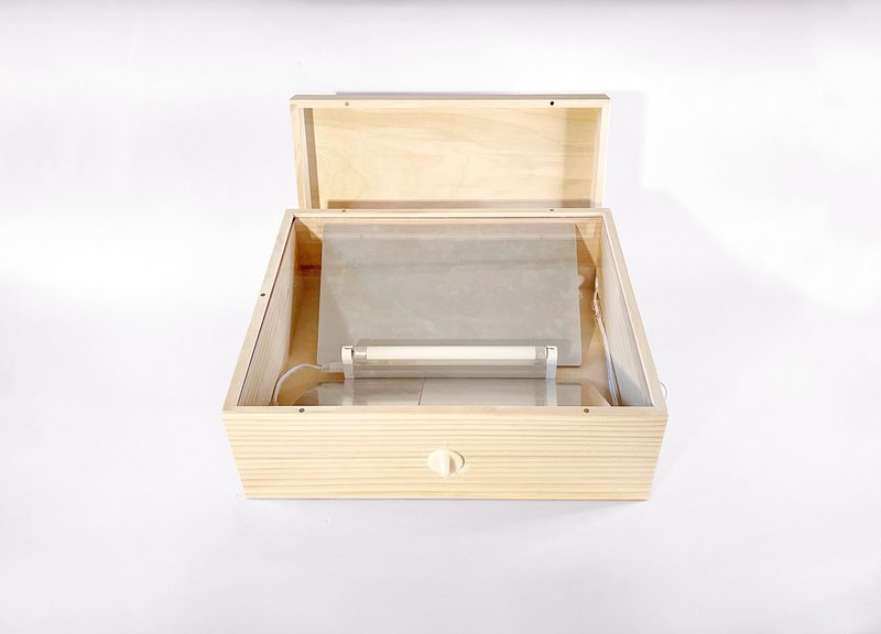 微型絹印曬版機 - 零件/散裝材料/工具 - 木頭 卡其色