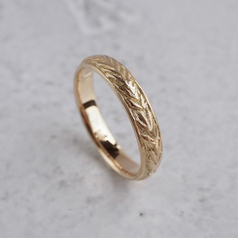 Rosemary wreath ring  R075K10 - General Rings - Precious Metals 