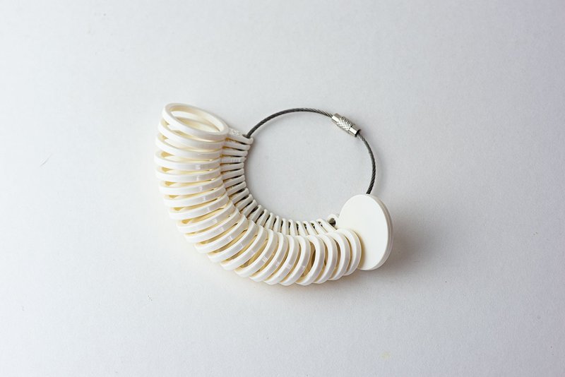 [Tool] ring size ring sizer - Other - Plastic White