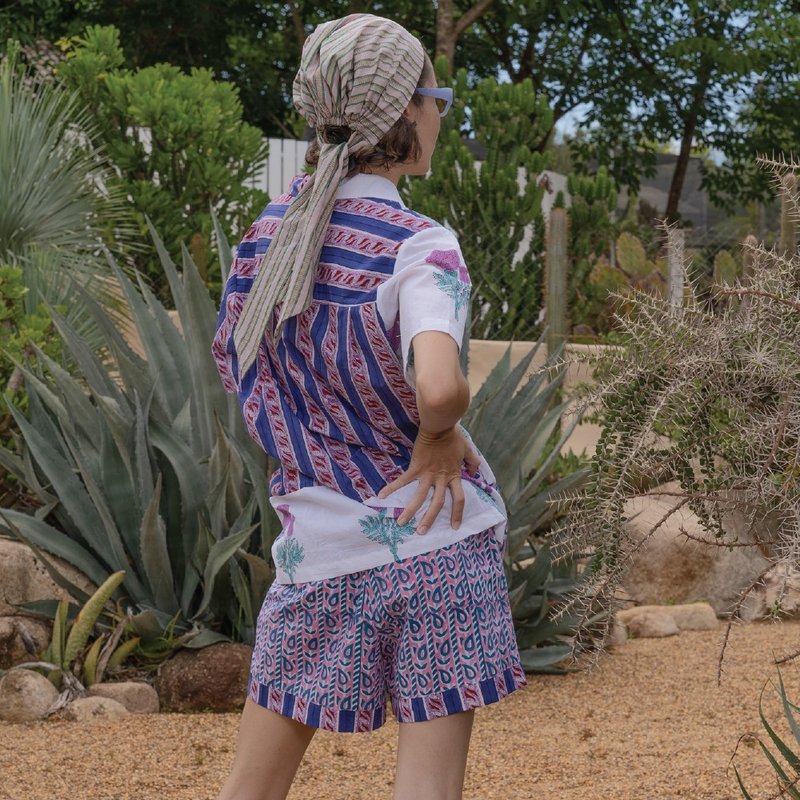 MARDI GRAS SHORTS - Women's Shorts - Cotton & Hemp Multicolor