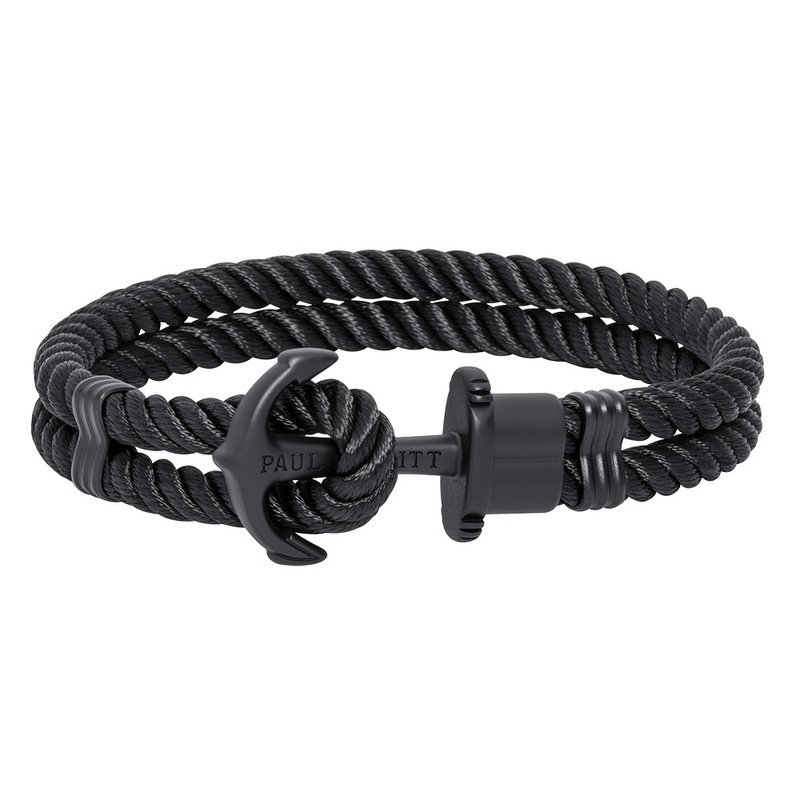 Paul Hewitt Anchor Bracelet PHREP Black PH-PH-N-B-B - Bracelets - Nylon Black