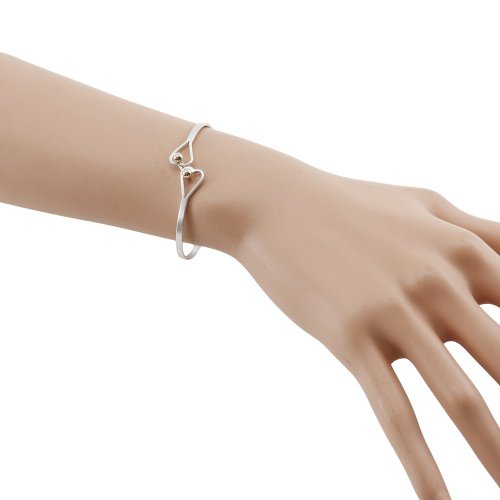 日本直送】ティファニーTIFFANY&Co. フック&アイバングルダブル