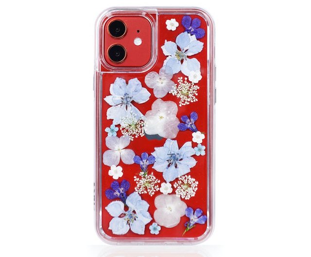 Dry Flower Transparent Phone Case for iPhone 11 12 13 14 Mini Pro