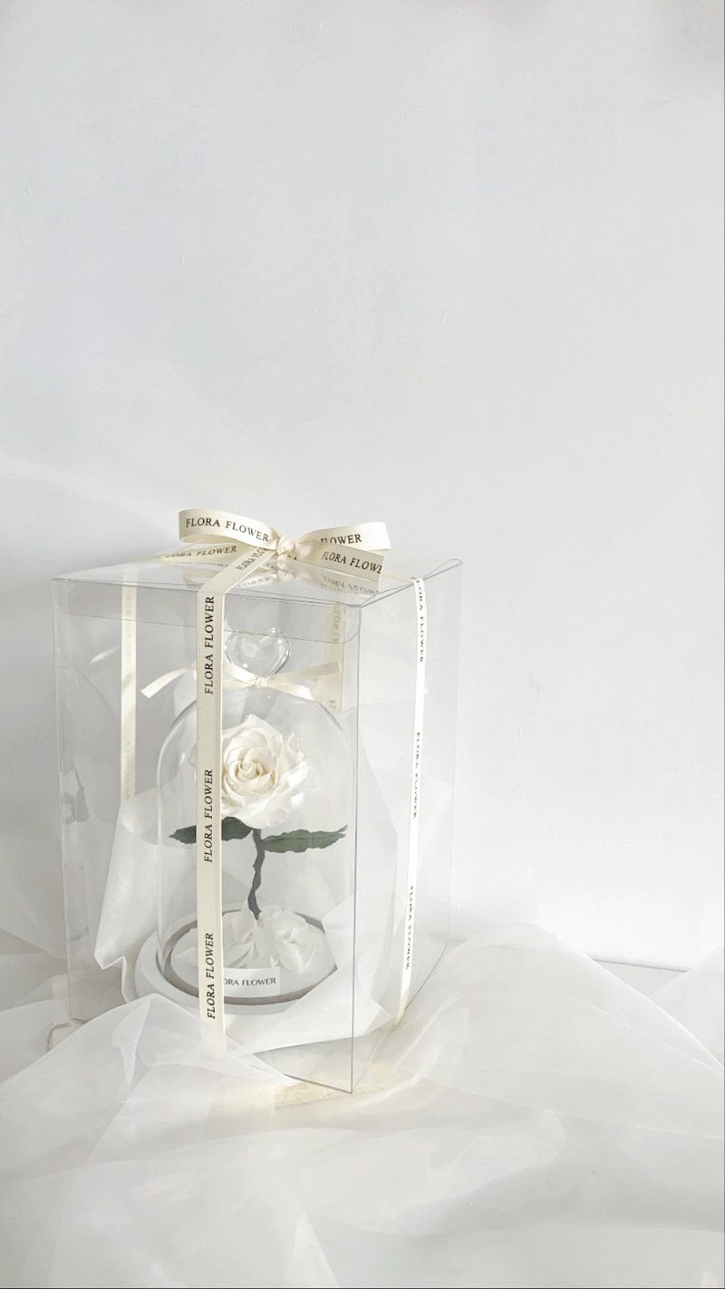 Flora Flower The Little Prince Preserved Rose Night Light-White - Dried Flowers & Bouquets - Plants & Flowers 