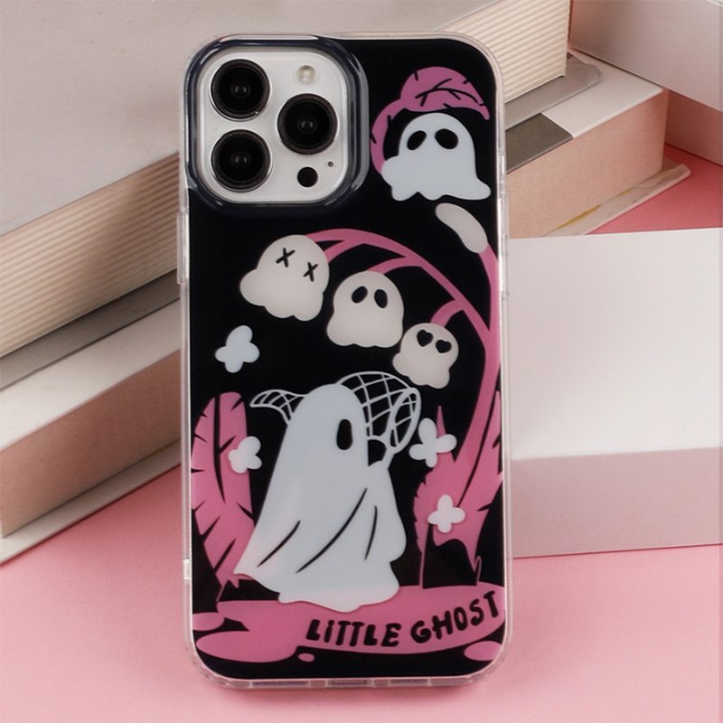 Capturing the Little Ghost iPhone Case - เคส/ซองมือถือ - วัสดุอื่นๆ 