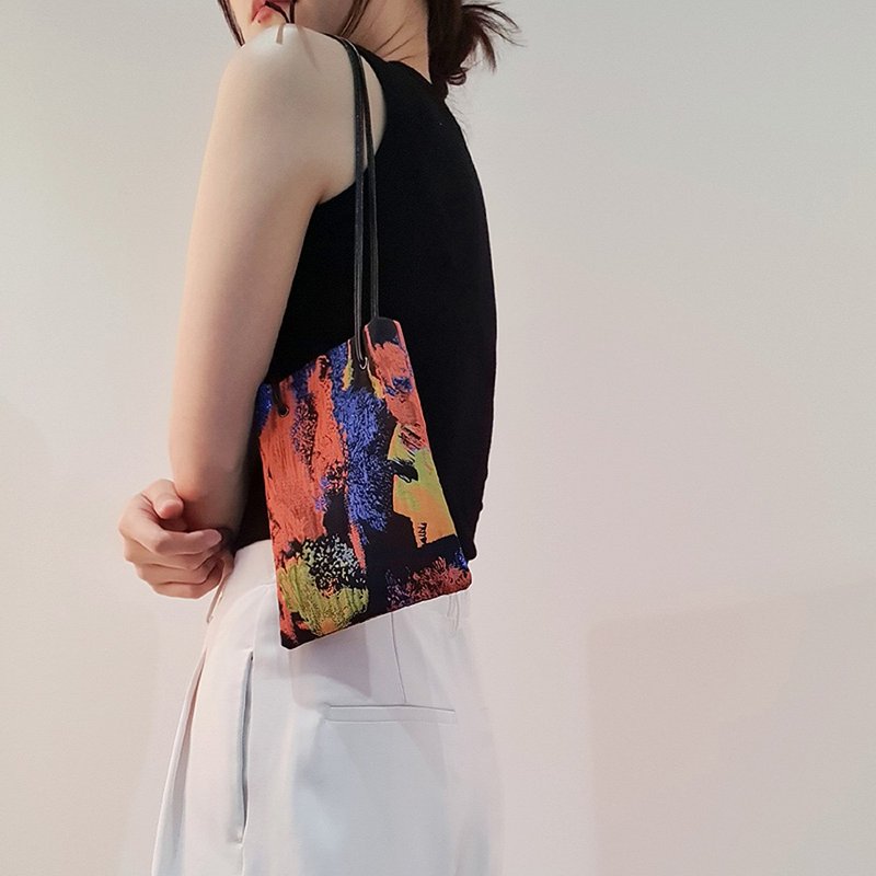 Arabian Nights 2WAY phone Pochette sacoche - 側背包/斜背包 - 其他材質 紅色