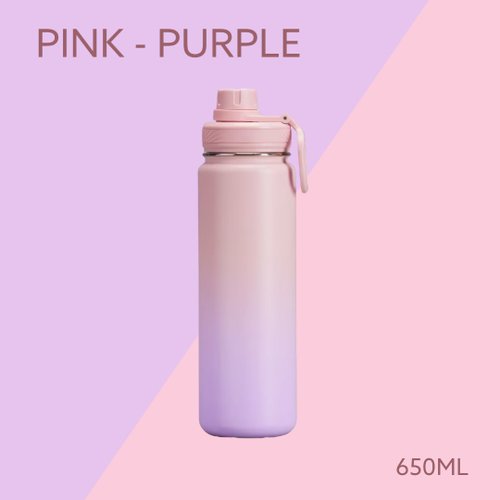 PAVO Insulated Water Bottle - 1L Pink Purple - Shop PAVOHOME