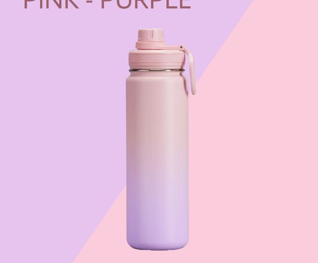 PAVO Insulated Water Bottle - 1L Pink Purple - Shop PAVOHOME