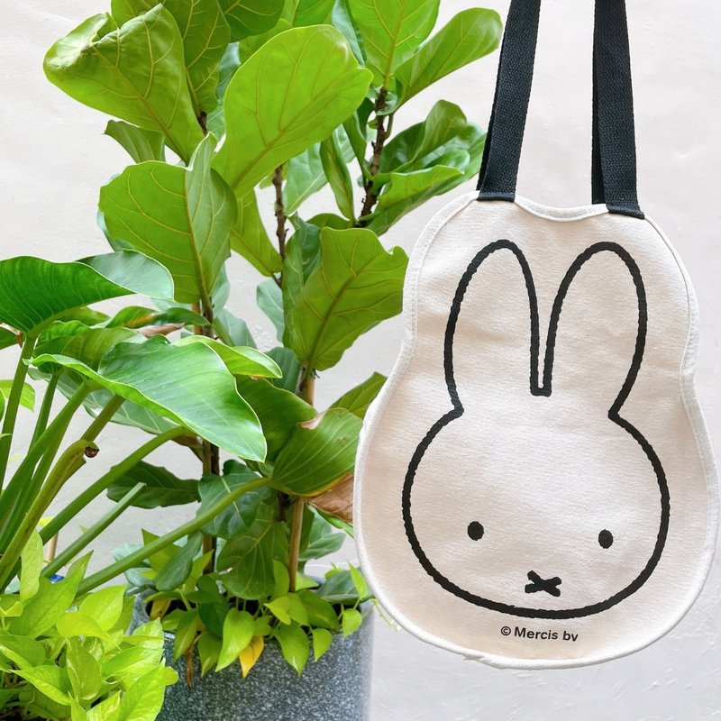 MIFFY authorized | Miffy style canvas bag - กระเป๋าถือ - ผ้าฝ้าย/ผ้าลินิน 