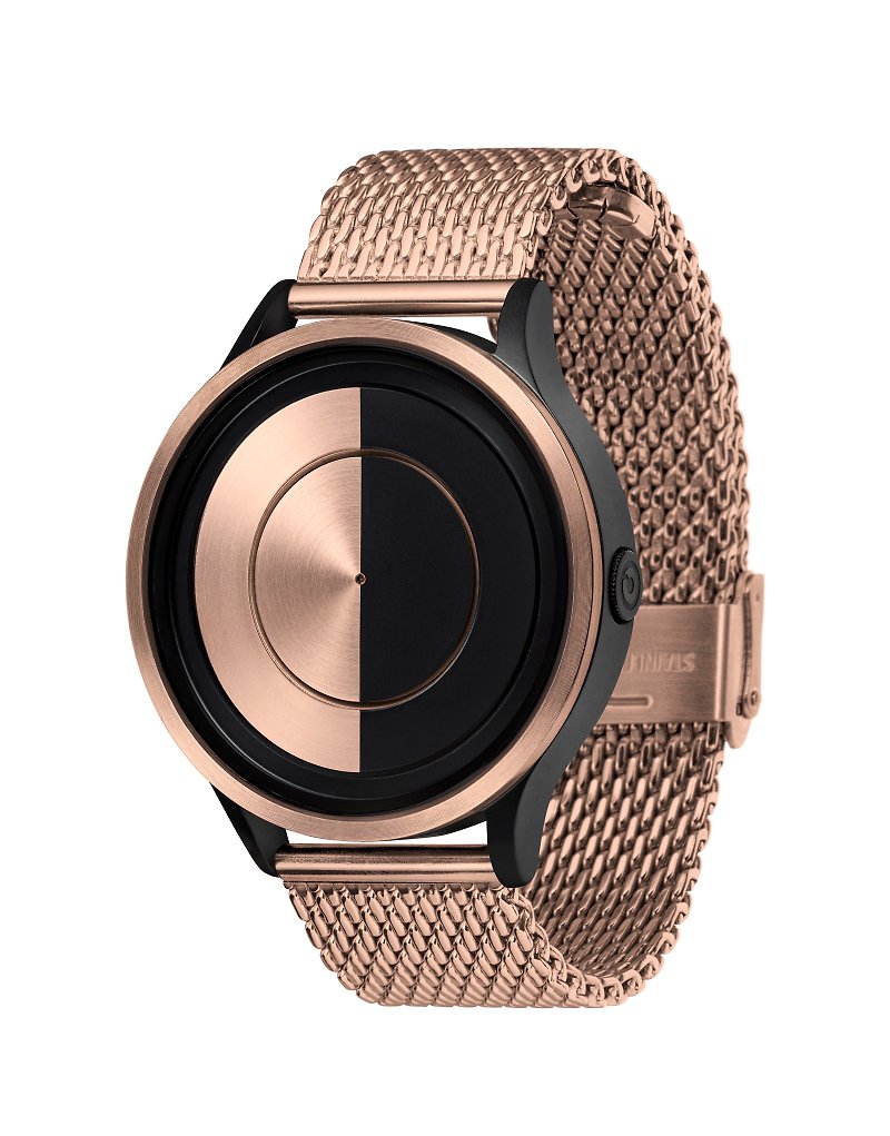 月系列腕錶 LUNAR (玫瑰金/黑 , Rose Gold / Black) - 女錶 - 其他金屬 金色