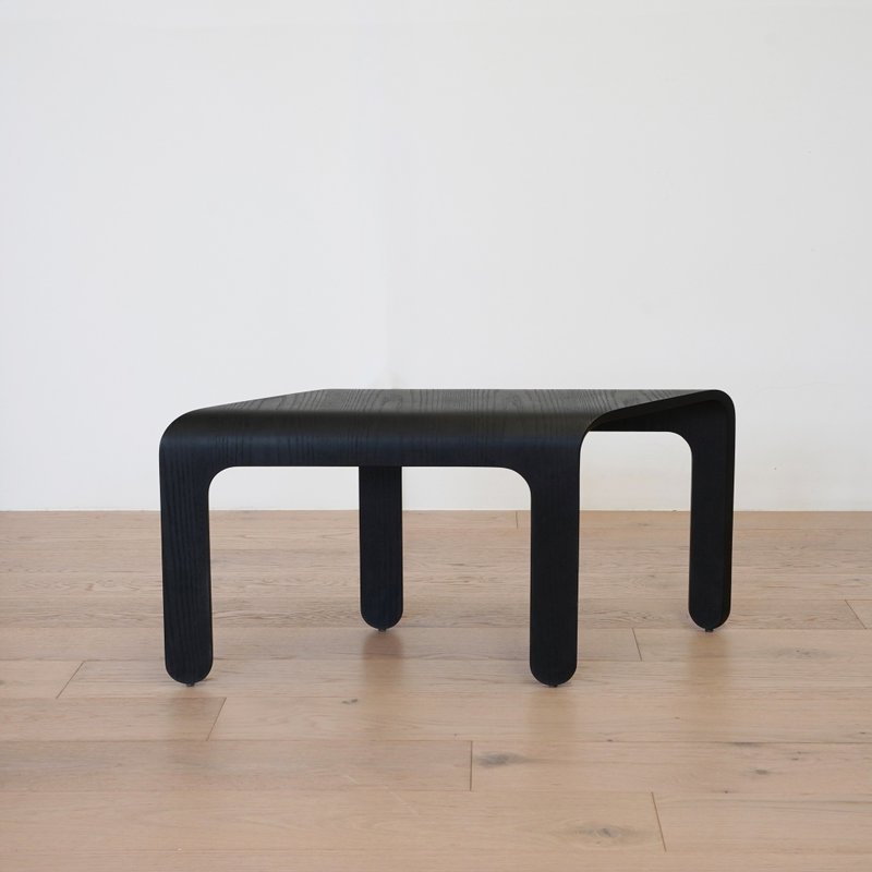 Walking chair and stool | Shoe chair | Entrance chair | Matt black - Chairs & Sofas - Wood Black