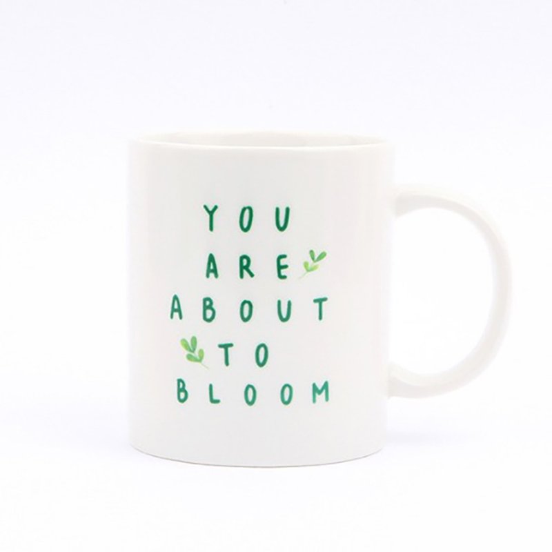 flower mug - กระบอกน้ำร้อน - เครื่องลายคราม 