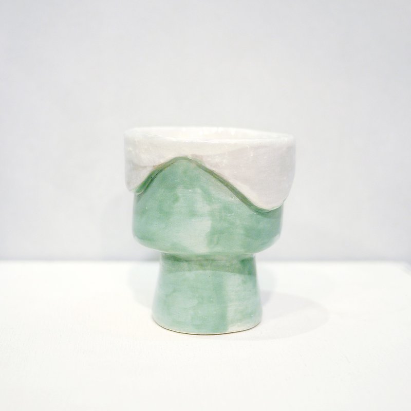 Tarn | Sparkling lake green tumbler - Cups - Pottery Green