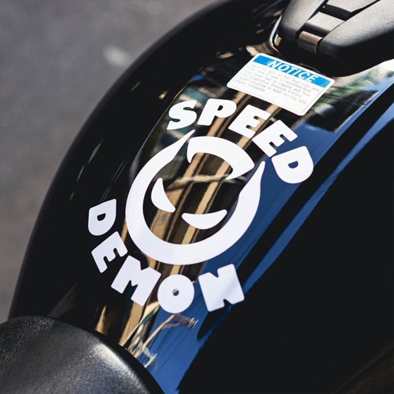 SPEED DEMON/car stickers, stickersSunBrotherSun Brothers - สติกเกอร์ - วัสดุกันนำ้ 