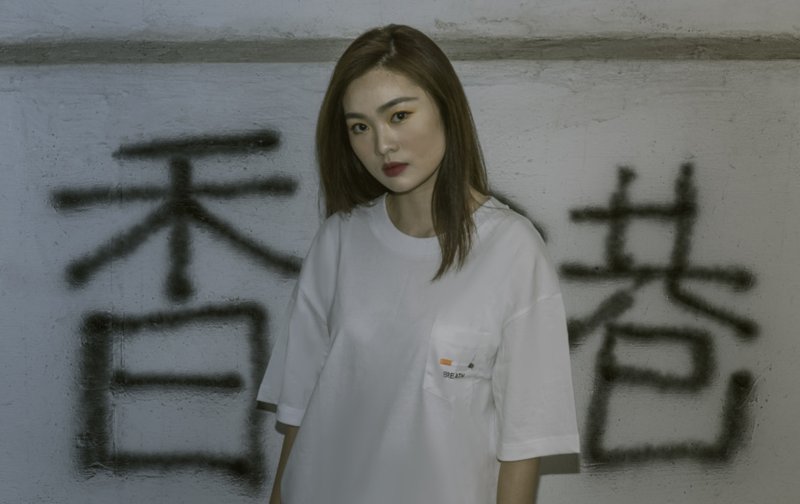呼吸 有口袋T恤 220gsm全有機棉 - 男 T 恤 - 棉．麻 白色