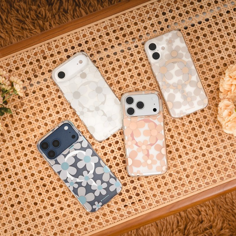 iPhone 17 Fleur M 花卉系列防摔手機殼 - 手機殼/手機套 - 塑膠 